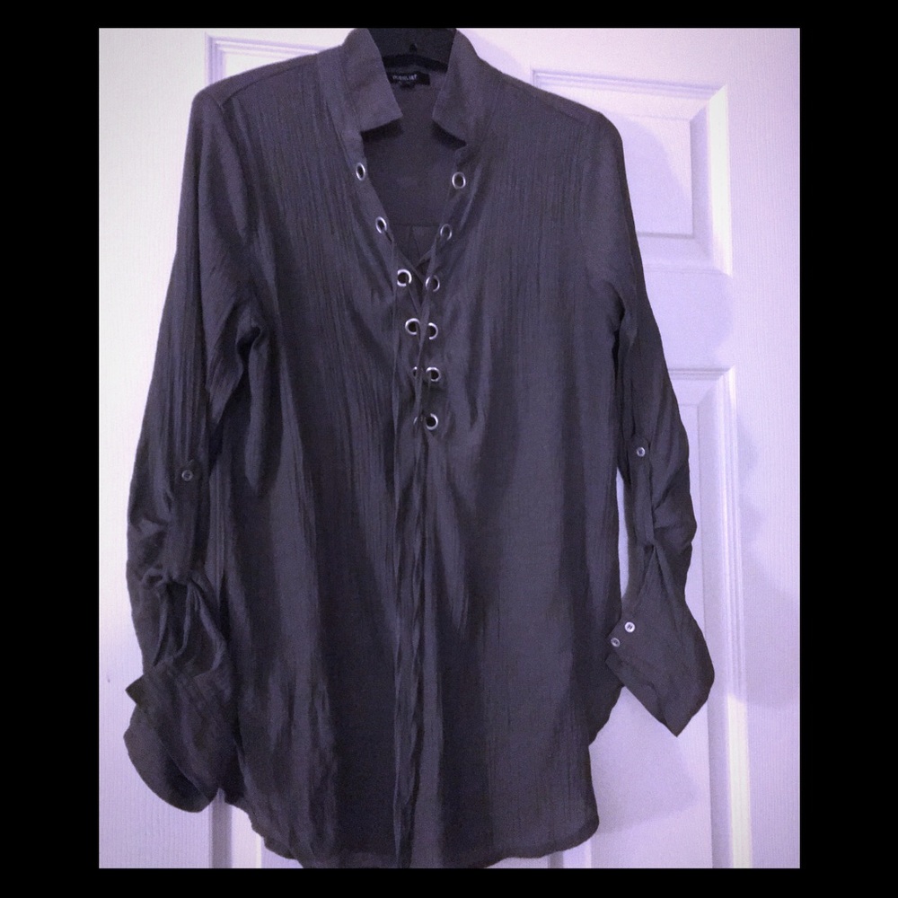 Boutique lace-up Tunic